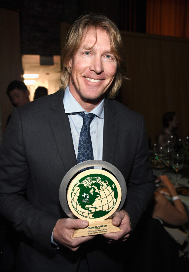 LOS ANGELES, CA - FEBRUARY 22: Honoree Douglas Stoup speaks onstage during the 14th Annual Global Green Pre Oscar Party at TAO Hollywood on February 22, 2017 in Los Angeles, California. (Photo by Frazer Harrison/Getty Images for Global Green)
